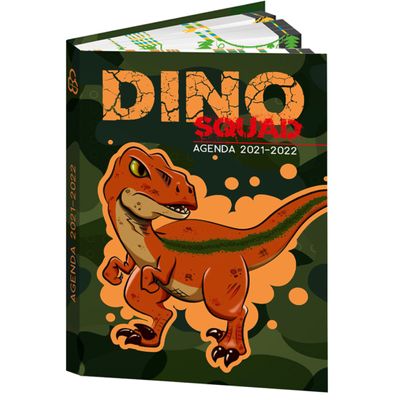 3592930017434-Bouchut - Agenda Dino vert - 1 jour par page - 12,5 x 17,5 cm--0