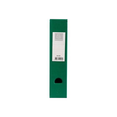 3130632901530-Exacompta - 10 Porte-revues polypro - dos 70 mm - vert - livrés à plat-Gauche-1