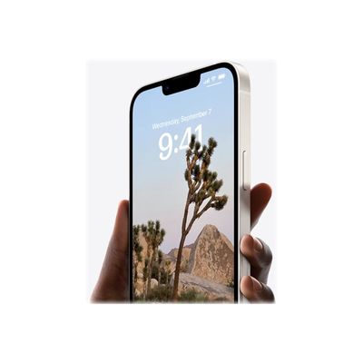 0194253408413-Apple iPhone 14 - Smartphone - 5G - 6/128 Go - lumière stelllaire-Gros plan-8
