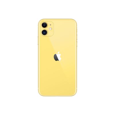 3701083037323-Apple iPhone 11 - Smartphone reconditionné grade B (Bon état) - 4G - 64 Go - jaune-Arrière-2
