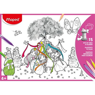 3154148312109-Maped - 15 sets de table à colorier--1