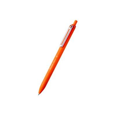 0884851041210-Pentel iZee - Stylo à bille rétractable - orange - 1 mm - pointe large-Avant-1