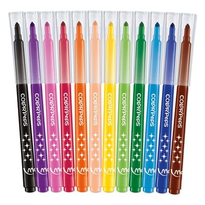 3154148450108-Maped Color'Peps Long Life - 12 Feutres - pointe moyenne--1