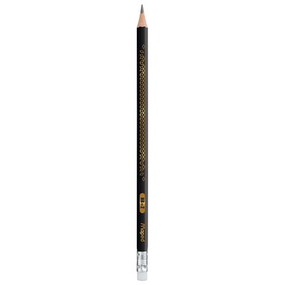 3154148517184-Maped BlackPep's - Pack de 3 crayons à papier décorés - HB - embout gomme--1