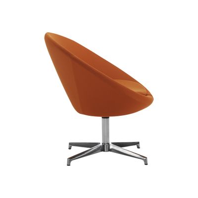 2012349446874-Chaise CIRCLE - siège pivotant - orange-Gauche-2