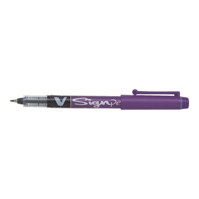 4902505198250-Pilot V Sign Pen - Feutre - pointe moyenne - violet-Angle gauche-1