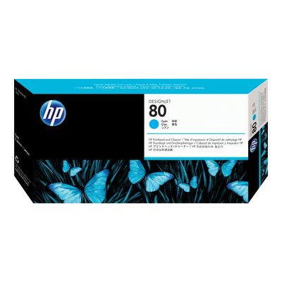 088698541630-HP 80 - cyan - tête d'impression originale + dispositif de nettoyage-Avant-0