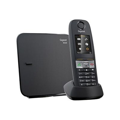 4250366833149-Gigaset E630 - téléphone sans fil - argent-Angle gauche-2