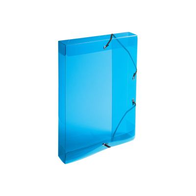 3130630596103-Exacompta Crystal - Boîte de classement plastique - dos 40 mm - disponible dans différent-Angle gauche-2
