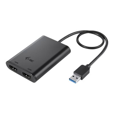 8595611701986-i-Tec - Adaptateur vidéo externe - USB 3.0 - 2 x HDMI-Angle droit-0