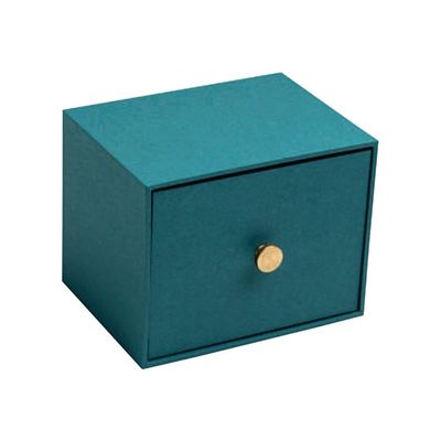 3130630786030-Exacompta OfficeByMe - Boîte à photos/fiches A6 - 1 tiroir - 4 intercalaires - bleu canard-Angle droit-0