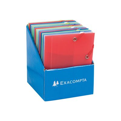 3130630508892-Exacompta Chromaline - Chemise à 3 rabats - A6 - pour 75 feuilles - disponible dans diffé-Angle gauche-1