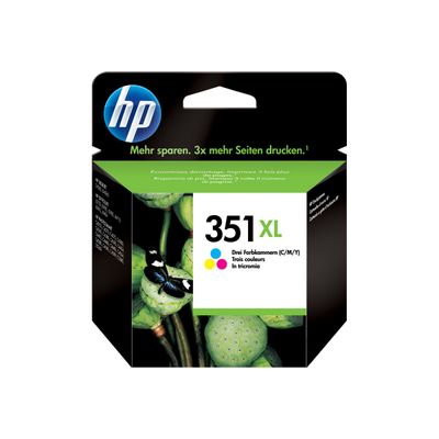 808736844864-HP 351XL - 3 couleurs - cartouche d'encre originale (CB338EE)-Avant-0