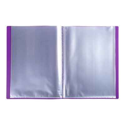 3130632884260-Exacompta Opak - 10 Porte vues - 80 vues - A4 - violet-Avant-1