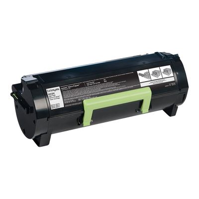 0734646452205-Lexmark 602H - noir - cartouche laser d'origine-Angle gauche-0