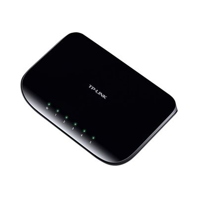 6935364091798-TP-Link TL-SG1005D - Switch de bureau 5 ports Gigabit-Angle droit-1