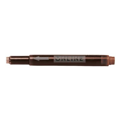 4014421170576-Online Kombi - 5 Cartouches d'encre marron-Angle gauche-0