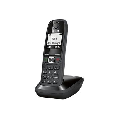 4250366837451-Gigaset AS405 - téléphone sans fil avec ID d'appelant - noir-Angle droit-0