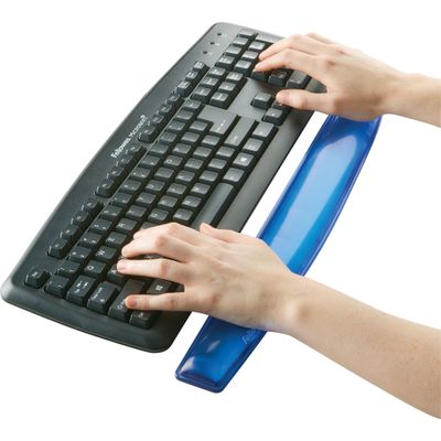 0077511911378-Fellowes - Repose-poignets clavier Crystals Gel bleu--1