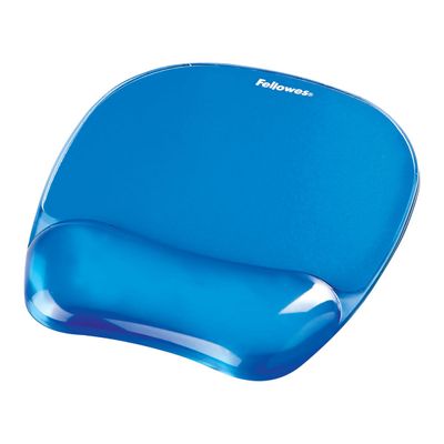 077511911415-Fellowes - Tapis de souris avec repose-poignet Crystals Gel bleu--0