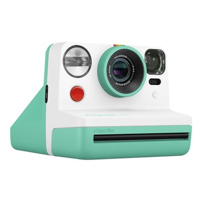 9120096772221-Polaroid Now - appareil photo instantané i-Type - vert menthe-Angle gauche-0