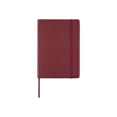 3108724524158-Oberthur Balthazar - Carnet de notes souple A6 - ligné - 200 pages - prune-Avant-0