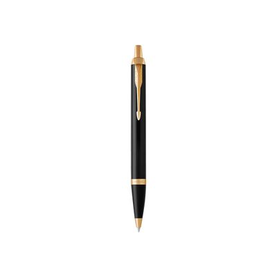 3501179316666-Parker IM - Stylo à bille noir/or - encre bleue-Avant-1
