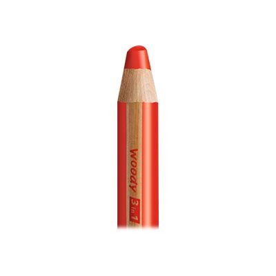 4006381117388-Stabilo woody 3 in 1 - 6 Crayons de couleur - 10 mm - couleurs assorties-Gros plan-4