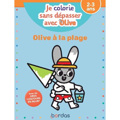 9782047359907-Je colorie sans dépasser avec Olive - Olive à la plage--0