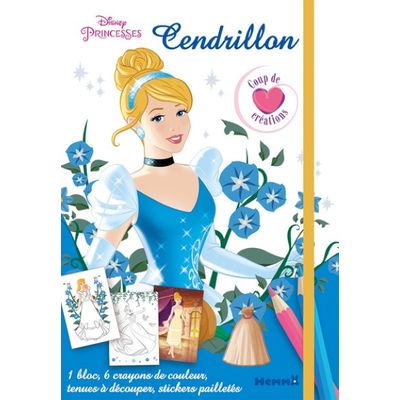 9782508043475-Disney Princesses Cendrillon Coup de coeur créations--0