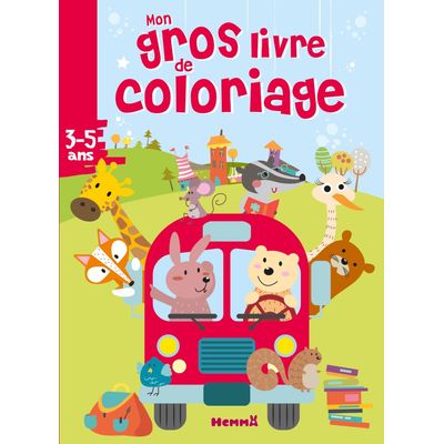 9782508047688-Mon gros livre de coloriage : bus animaux--0
