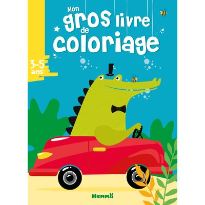 9782508048821-Mon gros livre de coloriage - Croco voiture--0