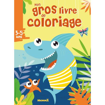 9782508050053-Mon gros livre de coloriage : requin--0