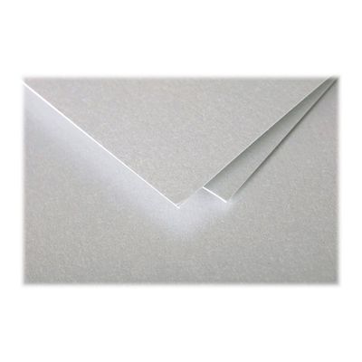 3329680500714-Pollen - 20 Enveloppes - 90 x 140 mm - 120 g/m² - argent-Gros plan-2