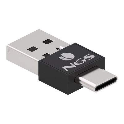 8435430618914-NGS Snoop-RB - souris sans fil - gris-Angle gauche-9