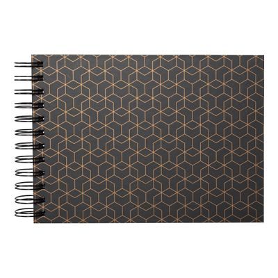 3130630153832-Exacompta Arty - Album photos 23 x 16 cm - gris-Avant-0