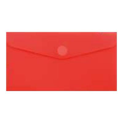 3701254711267-Wonday - Pochette polypro à scratch - 12,5 x 22,5 cm - Rose semi-transparent-Avant-0