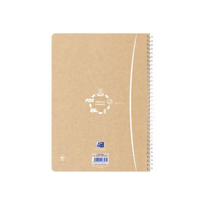 3020120163413-Oxford Touareg - Cahier A4 - 180 pages - petits carreaux (5x5 mm)-Arrière-9