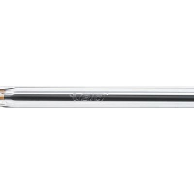 3086121601033-BIC Cristal - 4 Stylos à bille - noir, rouge, bleu, vert - 1 mm - pointe moyenne--4