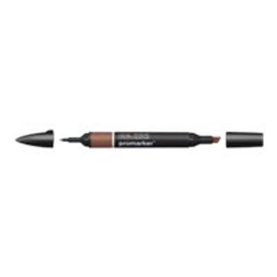 884955079980-ProMarker - Marqueur double pointe - chocolat-Angle gauche-0