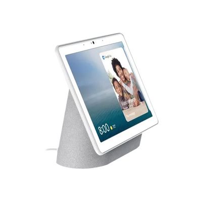 0842776110022-Google Nest Hub Max - écran connecté avec assistant google - Wifi et bluetooth - galet-Angle gauche-5