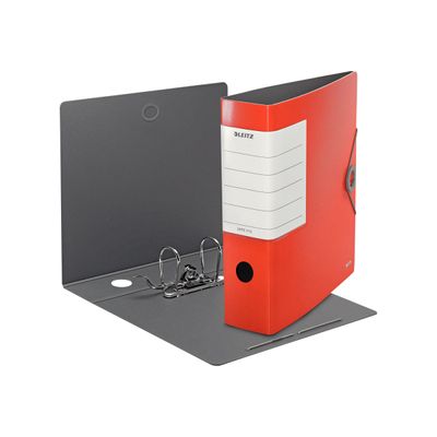4002432110797-Leitz 180° Solid - Classeur à levier - Dos 82 mm - A4 - pour 500 feuilles - rouge-Multi-angle-1