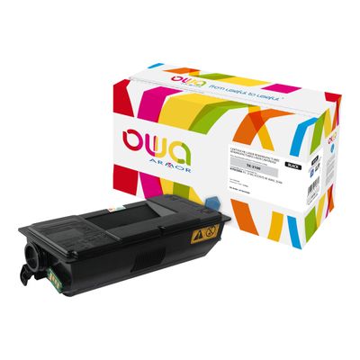 3112539617837-Cartouche laser compatible Kyocera TK-3100 - noir - Owa K15675OW-Angle droit-1