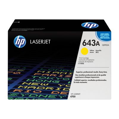 0829160493893-HP 643A - jaune - cartouche laser d'origine-Avant-1