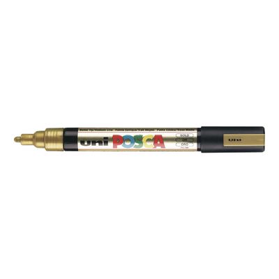 4902778916261-Posca - Marqueur peinture pointe moyenne - or-Angle gauche-0