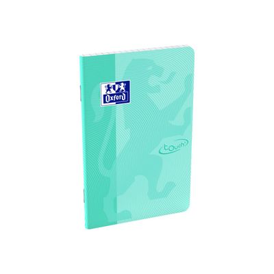 3020120133577-Oxford Touch - Carnet 9 x 14 cm - 96 pages - petits carreaux - disponible dans différentes-Angle gauche-4
