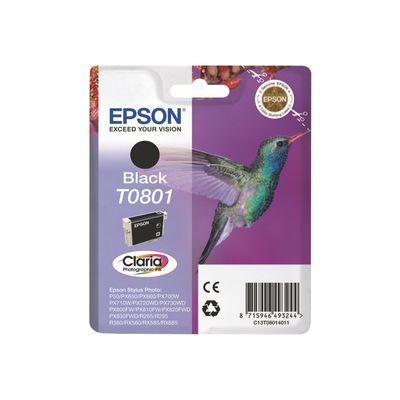 8715946329703-Epson T0801 Colibri - noir - cartouche d'encre originale-Avant-1