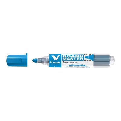 4902505355783-Pilot V BOARD MASTER - Marqueur effaçable - pointe ogive - bleu-Angle gauche-1
