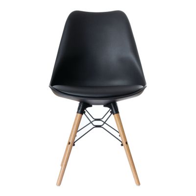 3660141230123-Chaise DOGEWOOD - Pieds bois hêtre - noir - pack de 2--0