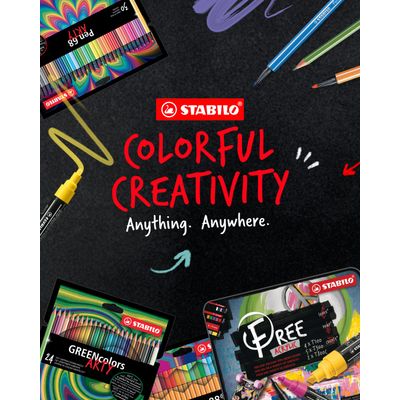 4006381547260-STABILO GREENcolors Arty - 24 Crayons de couleur--2